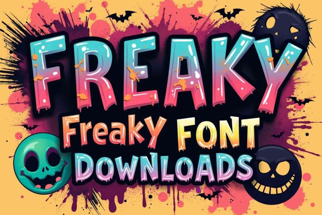 Freaky font downloads