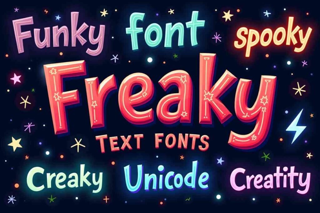 Freaky Text Fonts