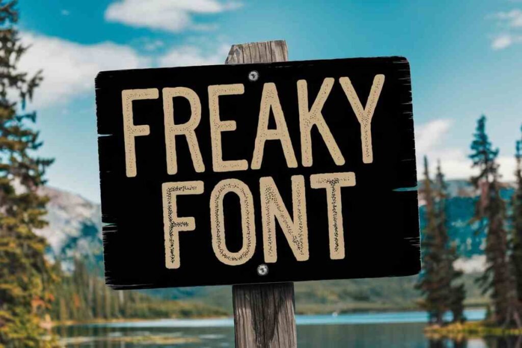 How to Get Freaky Font​