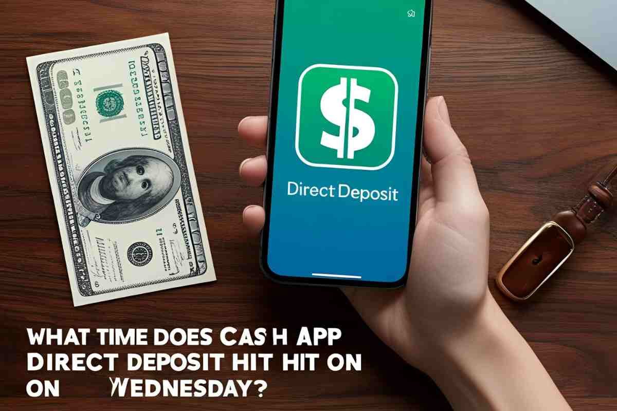 What time does cash app direct deposit hit on wednesday