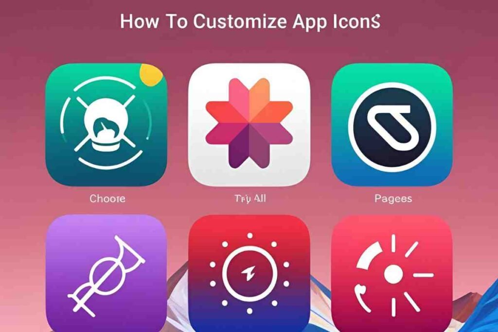How to customize app icons​