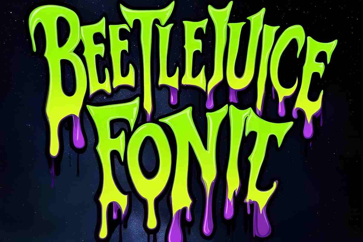 Beetlejuice font