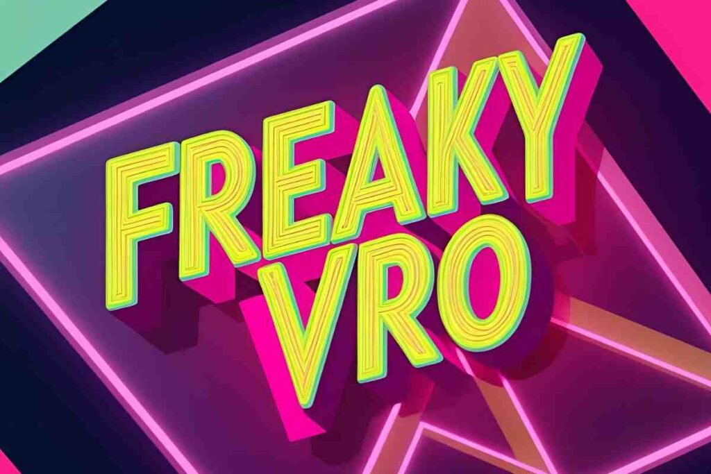 Freaky vro font