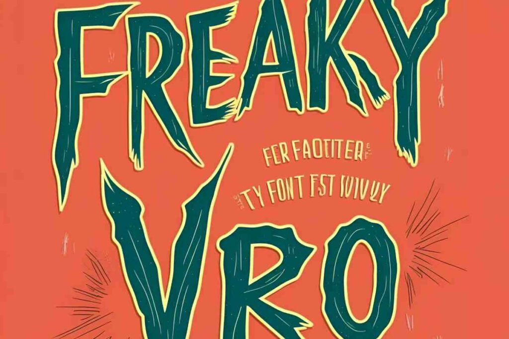 Freaky vro font