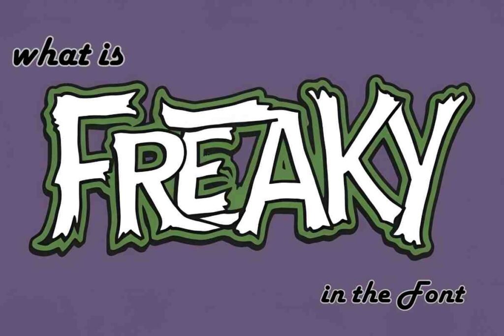 Freaky in the font
