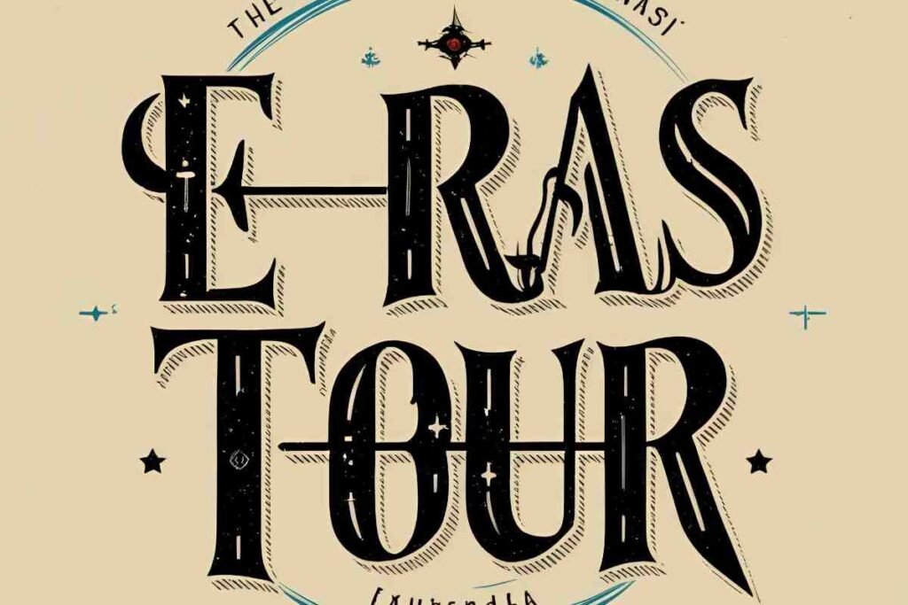 eras tour font
