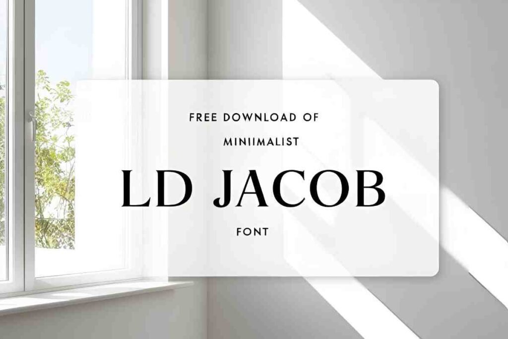 LD Jacob font free download