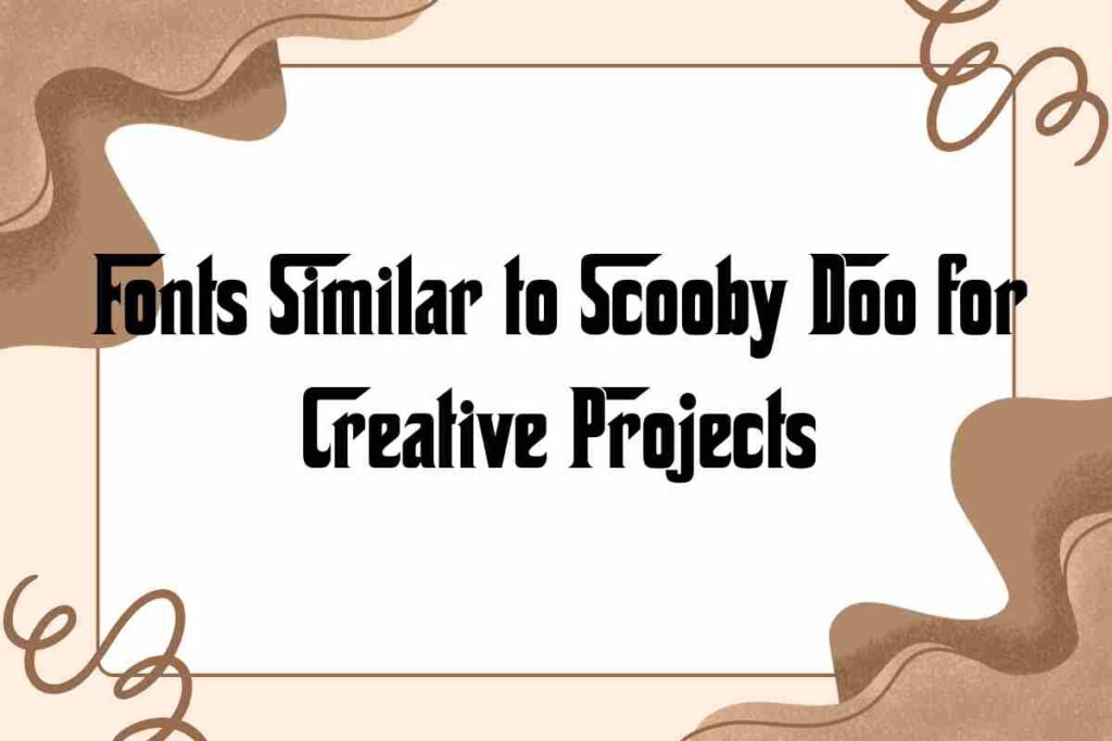 scooby doo font